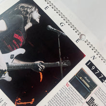 Load image into Gallery viewer, Marshall 1988 Special Anniversary Calendar Jim Motorhead Deep Purple Jubilee