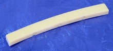 Load image into Gallery viewer, Genuine Fender New Old Stock '80s "Bone" Nut Blank 7.25" Radius 2.008" Wide '80s - Bone Colored Molded Plastic
