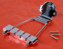 Load image into Gallery viewer, Short Chrome Metal Trapeze Tailpiece For Hollow Body 4 String Bass Guitar, #SBT