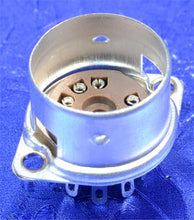 Load image into Gallery viewer, 9 Pin J-Slot Top Chassis Mount Tube Socket, #9824