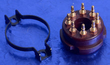 Load image into Gallery viewer, 8 Pin CMC Brown Phenolic & Gold Premium Socket #8981