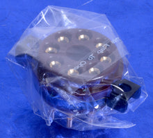 Load image into Gallery viewer, 8 Pin CMC Brown Phenolic & Gold Premium Socket #8981
