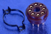 Load image into Gallery viewer, 8 Pin CMC Brown Phenolic & Gold Premium Socket #8981