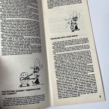 Load image into Gallery viewer, Deering Banjo Company Maintenance Manual, 1980, Original
