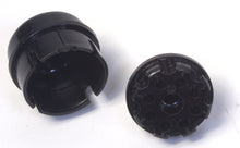 Load image into Gallery viewer, QQQ Black Phenolic 8 Pin Octal Pin Plug With Snap On Hood, #80124