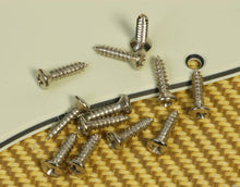 Load image into Gallery viewer, Fender Vintage Nickel Plated Steel Oval Phillips Head Pickguard Screws, 0015578049