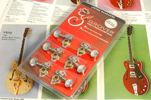 Load image into Gallery viewer, Grover Sta-Tite Chrome V98CM Guitar Tuners, 1 Set, 0060156100