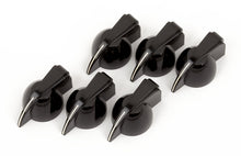Load image into Gallery viewer, Fender '50s Style Black Chicken Head Amplifier Knobs x6, 0990935000