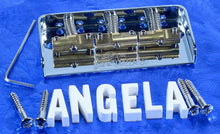 Load image into Gallery viewer, Get Shorty! Wilkinson WTBS Short Chrome Bridge With Compensated Brass Saddles For Tele, #WTBS