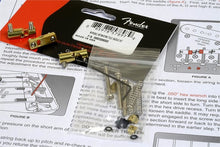 Load image into Gallery viewer, Fender Telecaster Movable Intonating Brass Saddle Kit, 0992099000