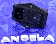 Load image into Gallery viewer, Three Wire IEC AC Inlet Port With Switch, Two Leg Fuses, #IECSWITCH