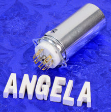 Load image into Gallery viewer, 9 Pin Noval J-Slot Ceramic And Gold Tube Socket With Shield For Guitar Amps, #9533G