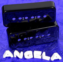 Load image into Gallery viewer, Lindy Fralin Pickup Cover Set, Black P90 Soapbar, #LFBSB