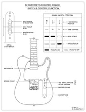Load image into Gallery viewer, 2 CTS 450G Series 250K Audio Taper Solid 1/4" Shaft Pots For Telecaster, #450GSOLX2