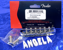 Load image into Gallery viewer, Fender Kurt Cobain Mustang Fully Adjustable Six Saddle Bridge & Thimbles, 0081239049