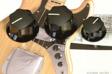 Load image into Gallery viewer, Fender USA '60's Style Jazz Bass Black Skirted Knobs Set Of Three, 0991370000