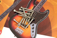 Load image into Gallery viewer, Fender Bass & Guitar Bridge Plate Mounting Screws x12, 0015610049