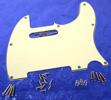 Load image into Gallery viewer, Generic '60's Style Mint Green 3 Ply Vinyl Pickguard For Telecaster + Hardware, #GTPMG