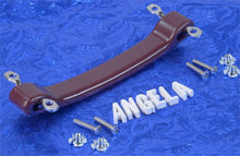 Load image into Gallery viewer, Oxblood Red Rubber Dog Bone Replacement Handle With No Logo, #OXRDB