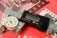 Load image into Gallery viewer, 8 Pin Octal Knife Contact Ceramic Bodied Chassis Mount Tube Socket With Bent Lugs, #80107