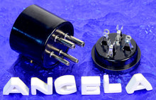 Load image into Gallery viewer, 4 Pin Bottom To 4 Pin Cup Contact Top Tube Adaptor Kit With Nickel Contacts, #4to4Ni