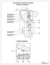 Load image into Gallery viewer, 2 CTS 450G Series 250K Audio Taper Solid 1/4" Shaft Pots For Telecaster, #450GSOLX2