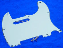 Load image into Gallery viewer, Generic '60's Style Mint Green 3 Ply Vinyl Pickguard For Telecaster + Hardware, #GTPMG