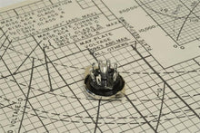 Load image into Gallery viewer, 9 Pin Black QQQ Top Chassis Mount Tube Socket, #90108