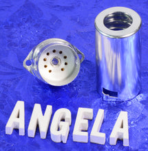 Load image into Gallery viewer, 9 Pin Noval J-Slot Ceramic And Gold Tube Socket With Shield For Guitar Amps, #9533G