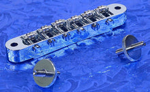 Load image into Gallery viewer, Chrome Adjusto-Matic Tun-O-Matic Type Bridge With Roller Saddles, #GAOM