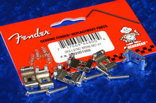 Load image into Gallery viewer, Fender USA Vintage Series Stratocaster Strat Bridge Sections & Hardware, Set Of 6, 0992051000