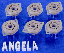 Load image into Gallery viewer, Six Belton Micalex 8 Pin Octal Chassis Mount PC Tube Sockets, #810355X6