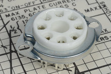 Load image into Gallery viewer, 8 Pin Octal Heavy Duty Convertible Top Or Bottom Chassis Mount Tube Socket #80086