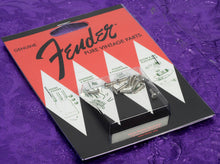 Load image into Gallery viewer, Fender '52 Tele Style Nickel Plated Slotted Tuning Machine Mount Screws, 3 X 3/8, 0018370049