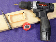 Load image into Gallery viewer, 12 Generic Black Humbucking Neck Pickup Ring Mounting Wood Screws .551", #GBHRN