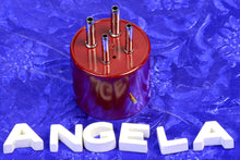 Load image into Gallery viewer, 4 Pin UX4 Red Oxblood Phenolic Tube Base For 2A3, 300B, 45 And Similar Based Tubes, #4811