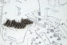 Load image into Gallery viewer, Lindy Fralin Nickel Round Head Phillips Pickup & Switch Screws For Fender Mustang, 1 Dozen