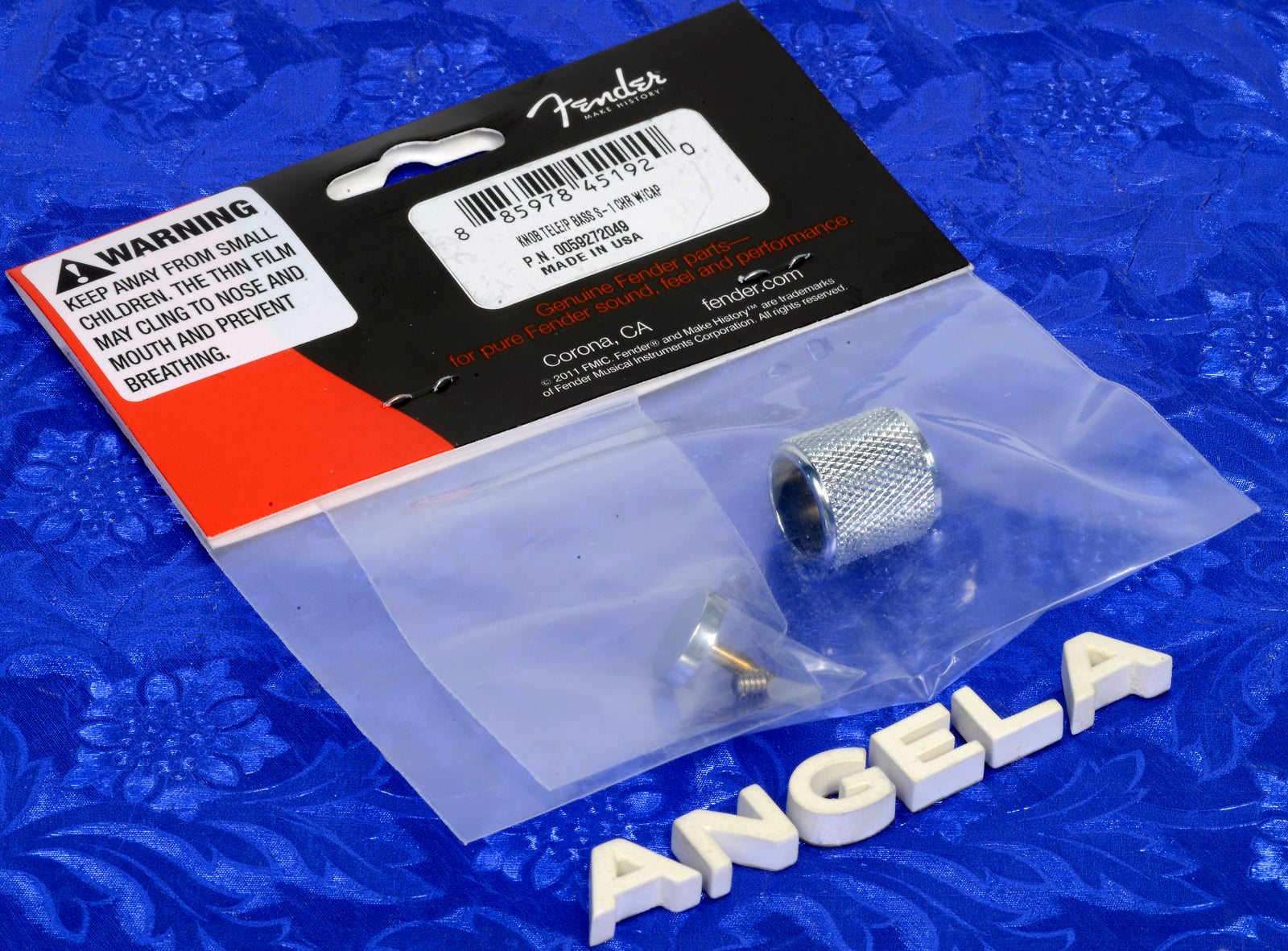 Fender Telecaster/Precision Bass S-1™ Switch Knob Assembly, 0059272049 –  Angela Instruments