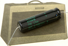 Load image into Gallery viewer, Sprague Atom 8uF 450VDC Tubular Axial Lead Electrolytic Capacitor For Vintage Amps