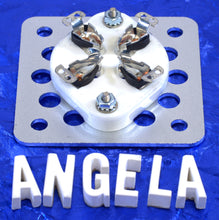 Load image into Gallery viewer, 4 Pin Ceramic Wafer Tube Socket And Ventilated Aluminum Mounting Plate For 300B, 2A3, 811 Etc. #4P+PLT