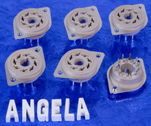 Load image into Gallery viewer, Six Belton Micalex 8 Pin Octal Chassis Mount PC Tube Sockets, #810355X6