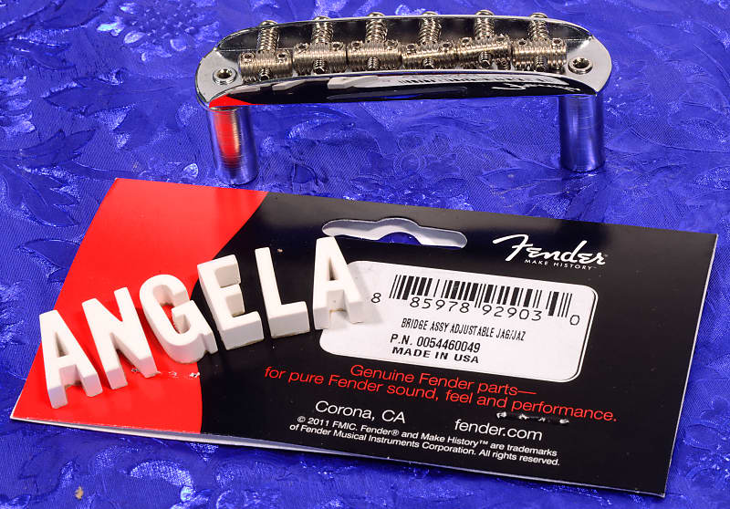 Fender Jazzmaster Jaguar Vintage Bridge With Threaded Saddles