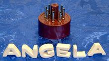 Load image into Gallery viewer, Six 8 Pin Oxblood Phenolic Octal Short Tube Base With Nickel Pins For For EL34 And Other Tubes, #889966