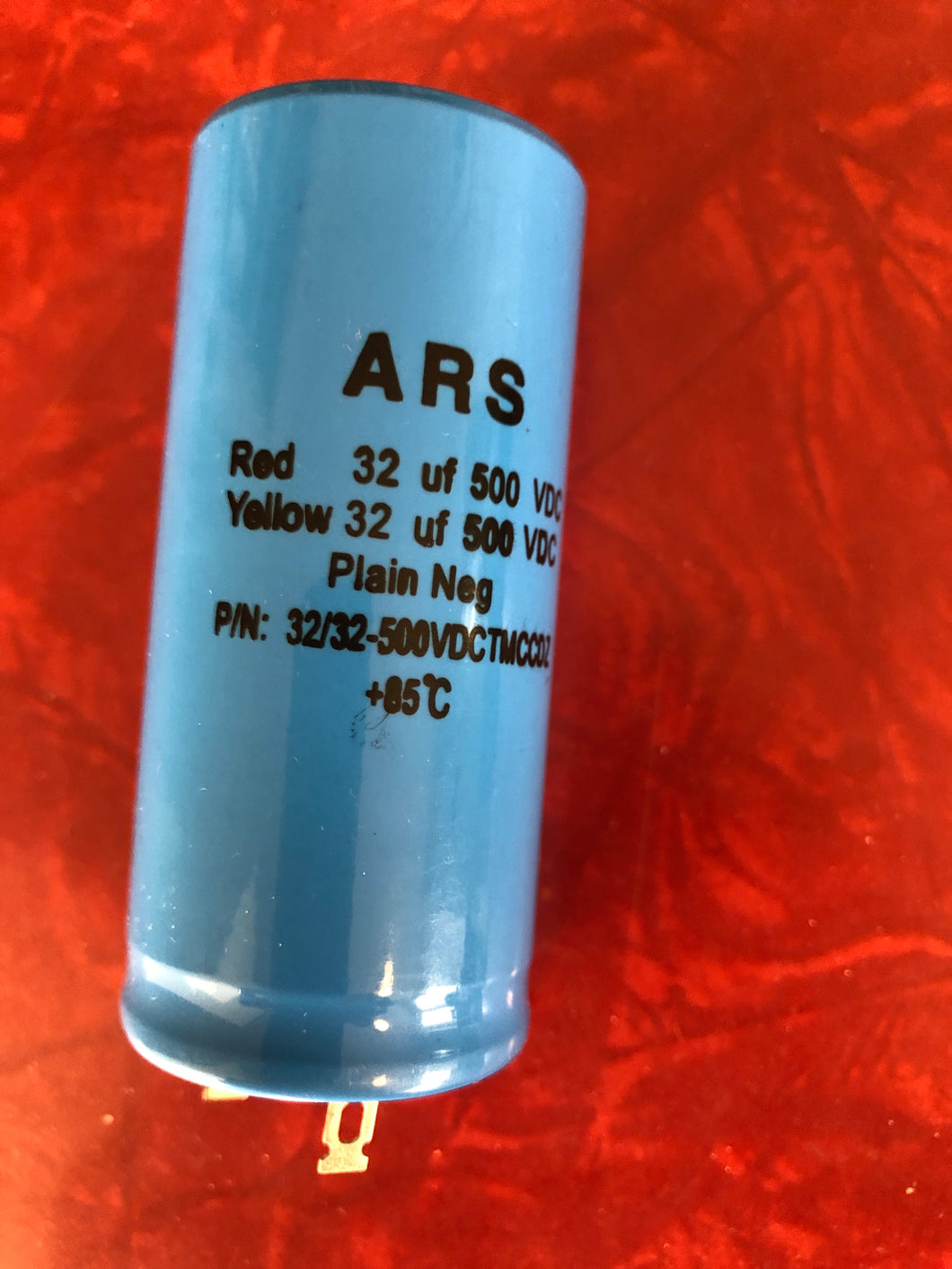 ARS Polarized Electrolytic Capacitor 32uF+32uF 500VDC