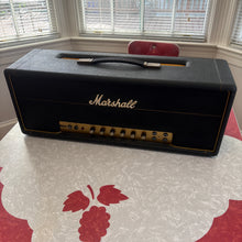 Load image into Gallery viewer, Vintage Marshall 1967 JTM 100W Black Flag Plexi Amplifier Head
