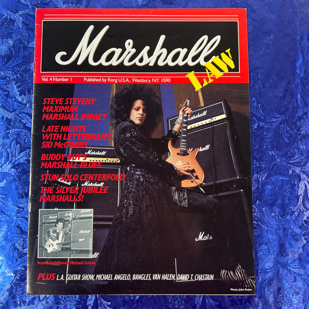 Marshall Law Vol 4 #1 1986 Amp Magazine 25/50 Jubilee JCM800