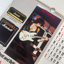 Load image into Gallery viewer, Marshall 1984 Solid Gold Calendar Marillion Black Sabbath Motorhead +
