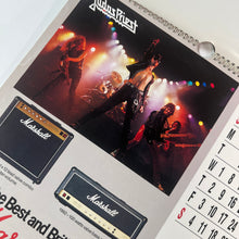 Load image into Gallery viewer, Marshall 1984 Solid Gold Calendar Marillion Black Sabbath Motorhead +
