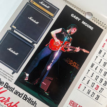 Load image into Gallery viewer, Marshall 1984 Solid Gold Calendar Marillion Black Sabbath Motorhead +
