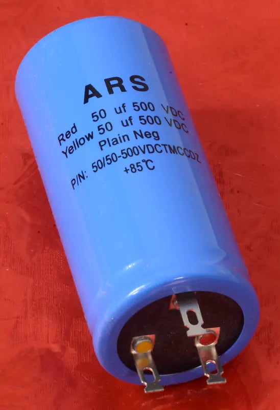 ARS Polarized Electrolytic Capacitor 50uF+50uF 500VDC